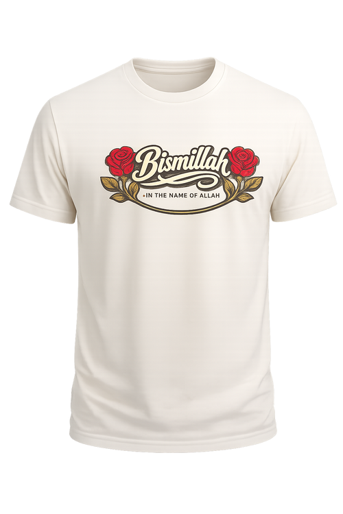 Bismillah Rose Tee - Righteous movement